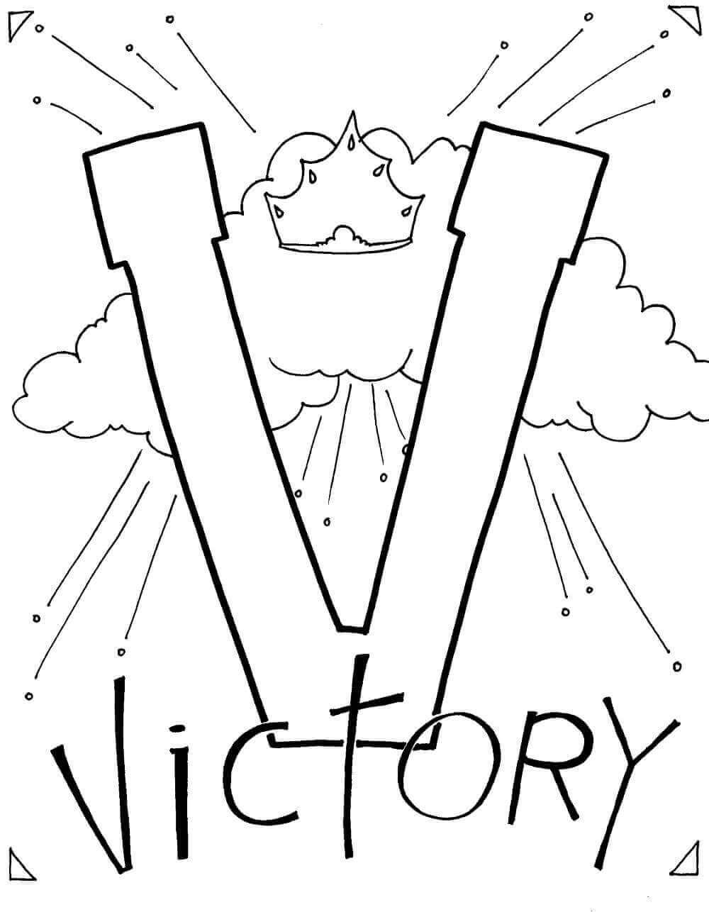Victory Day Coloring Pages