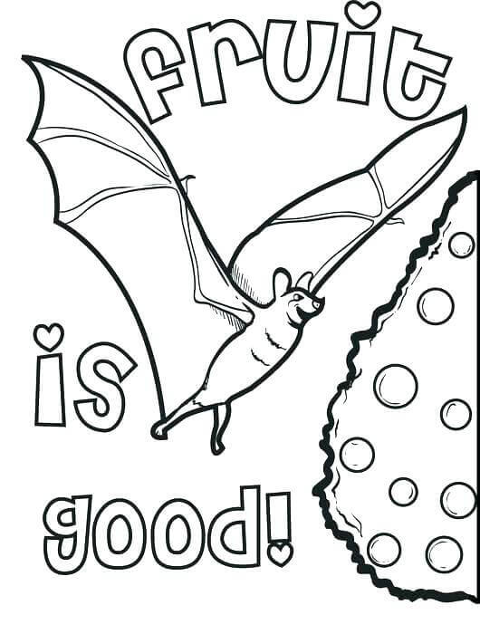 Bat Coloring Images Printable