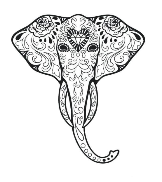 30 Free Printable Sugar Skull Coloring Pages