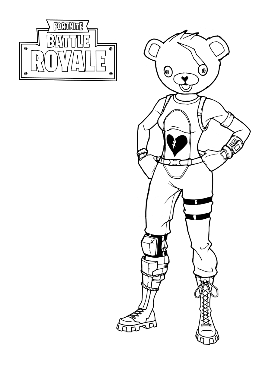 34 Free Printable Fortnite Coloring Pages