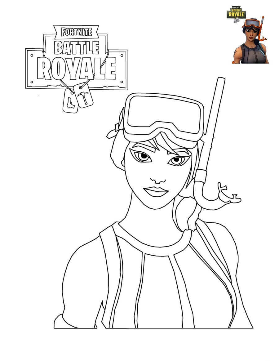 Fortnite Characters Coloring Pages