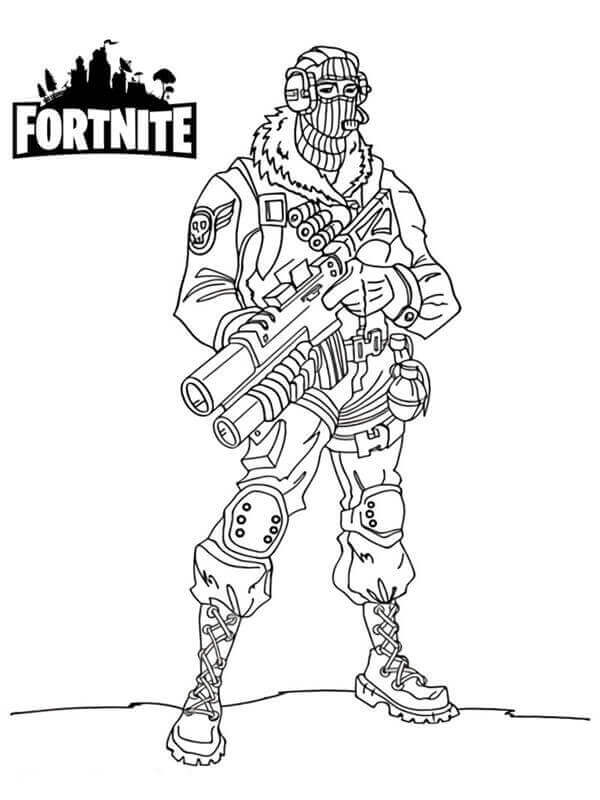 34 Free Printable Fortnite Coloring Pages