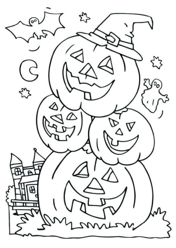 30 Free Printable Pumpkin Coloring Pages