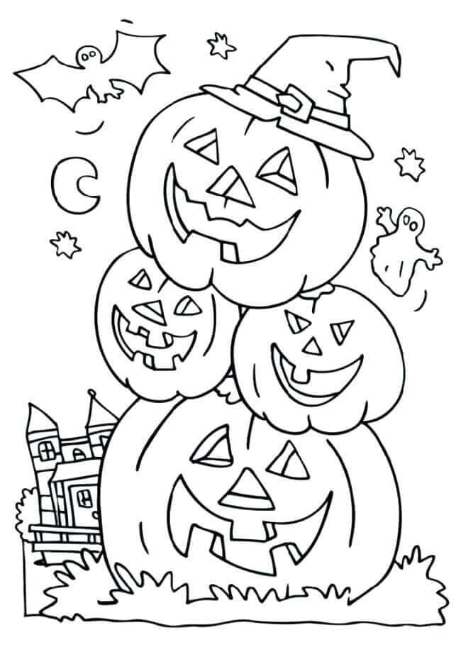 Free Printable Jack O Lantern Coloring Pages