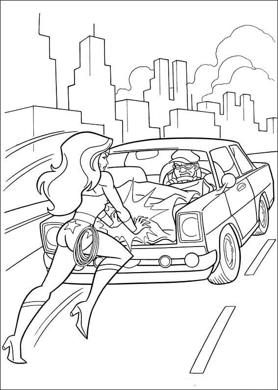 Free Wonder Woman Coloring Pages