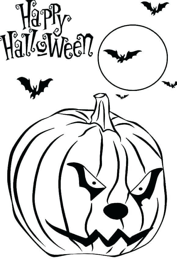 Halloween Pumpkin Coloring Pages