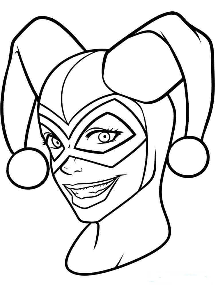 Harley Quinn Coloring Pages PDF