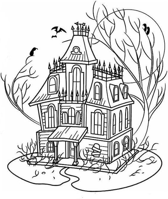 Haunted House Activity Sheets