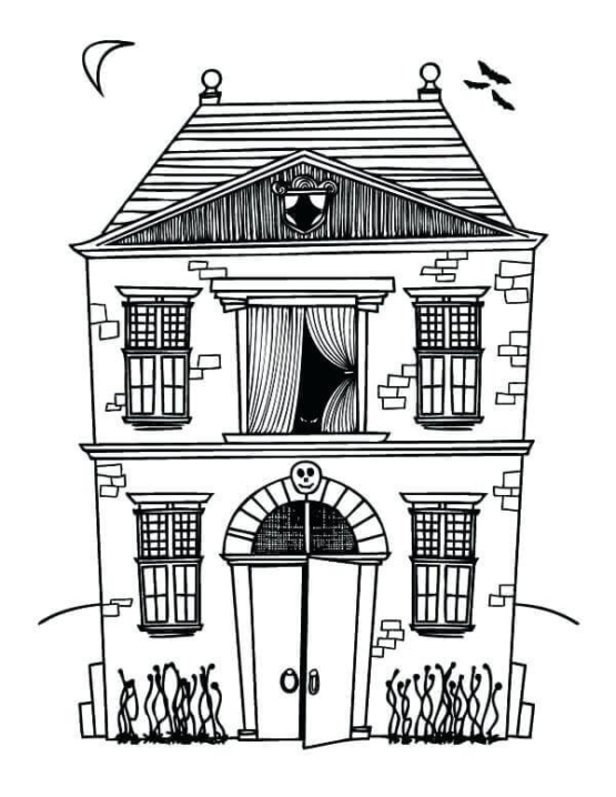 25 Free Printable Haunted House Coloring Pages For Kids