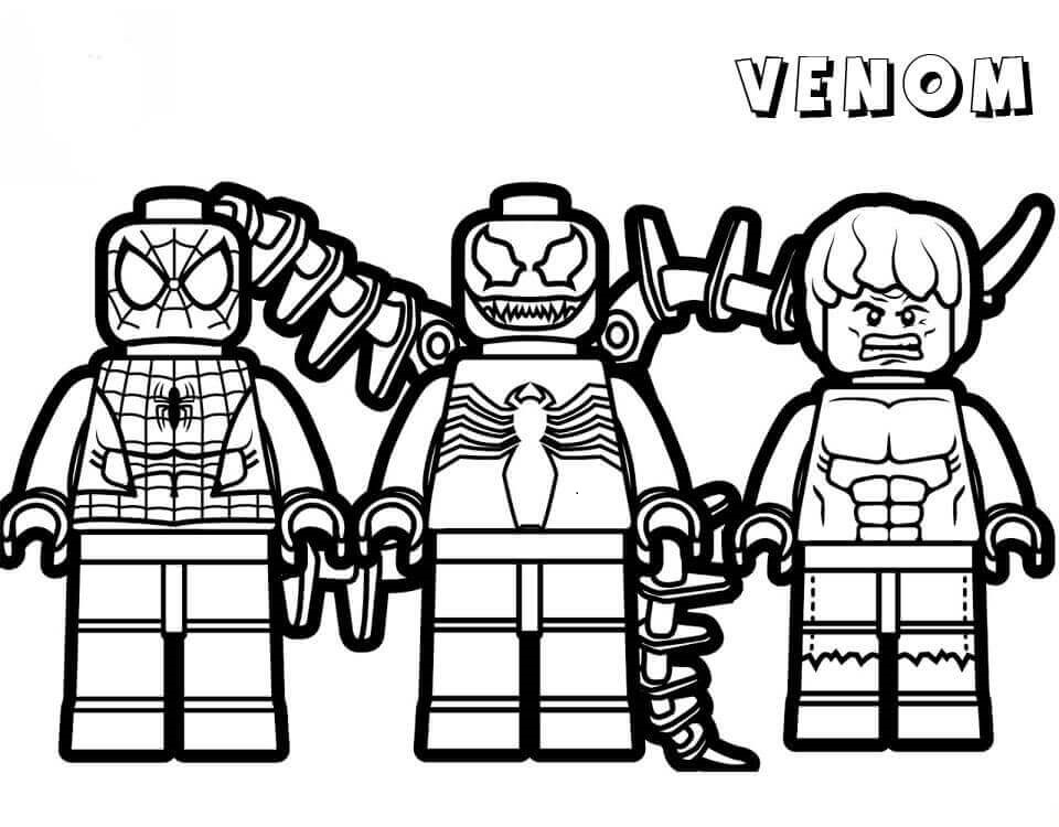 Lego Venom - Free Coloring Pages