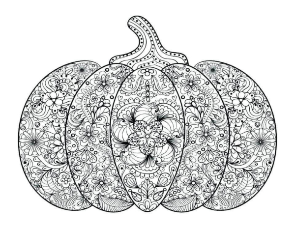 30 Free Printable Pumpkin Coloring Pages