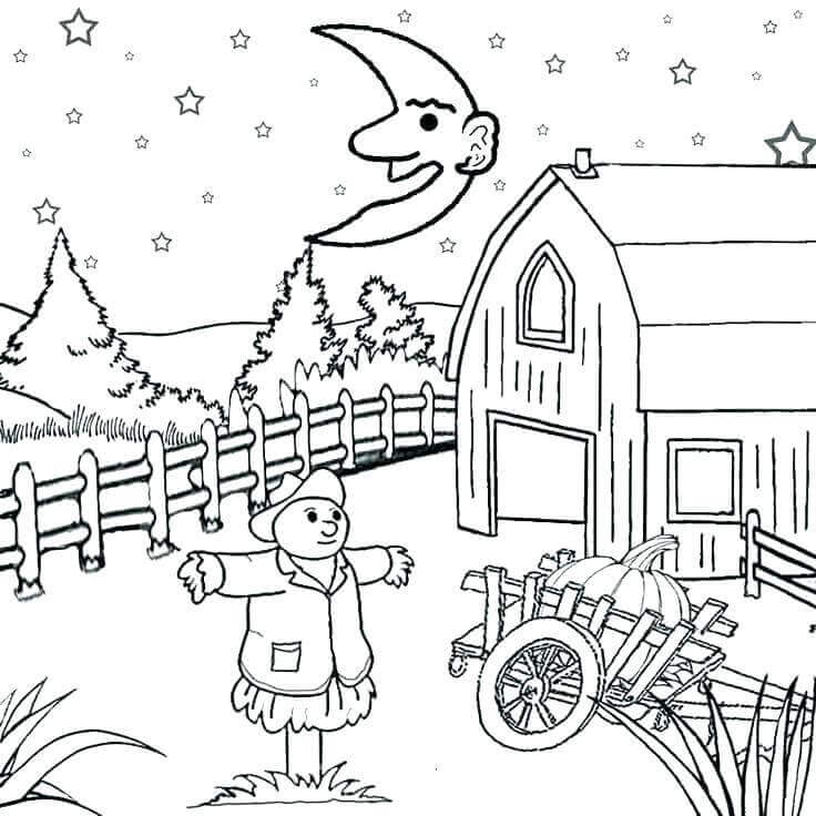 Pumpkin Patch Coloring Pages