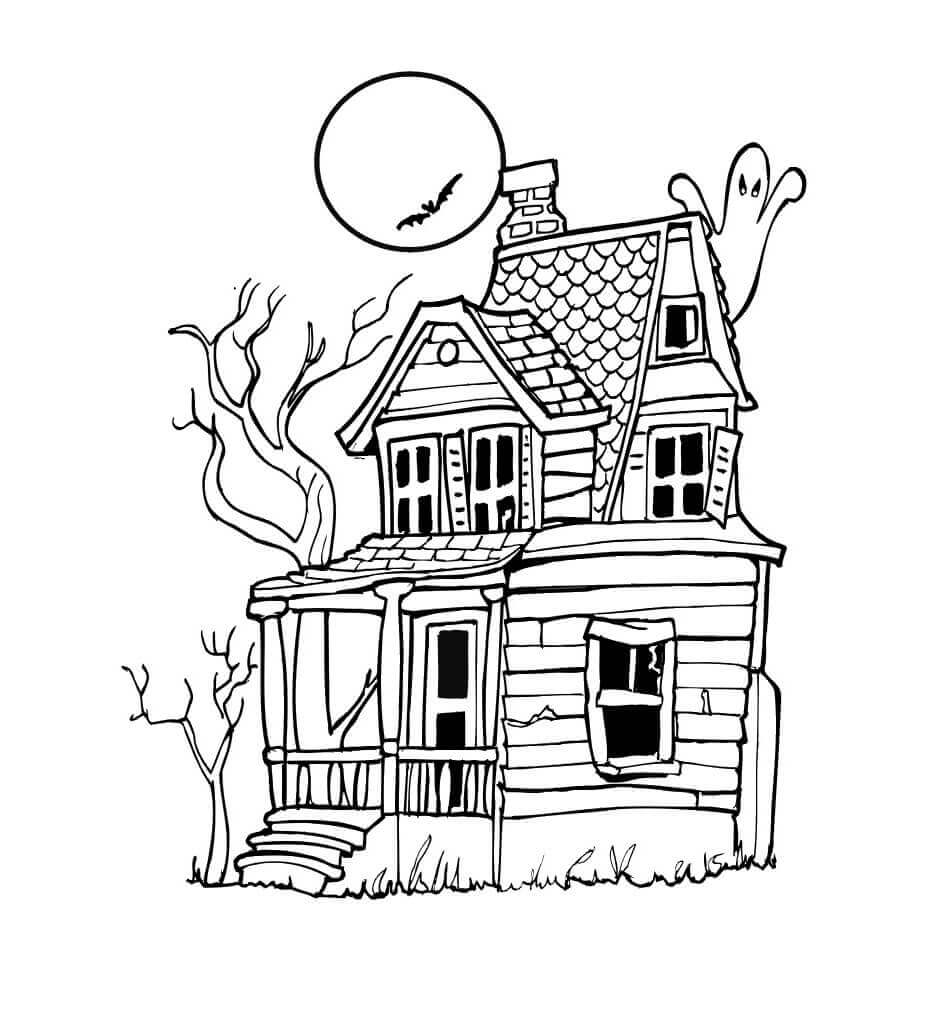 25 Free Printable Haunted House Coloring Pages For Kids 25-free-printable-haunted-house-coloring-pages-for-kids