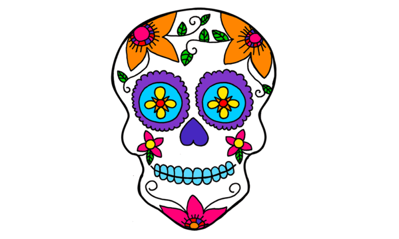 30 Free Printable Sugar Skull Coloring Pages