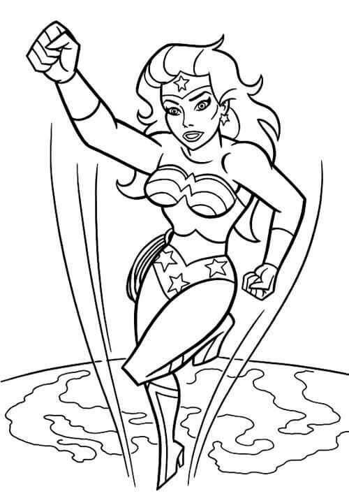 Wonder Woman 2017 Coloring Pages