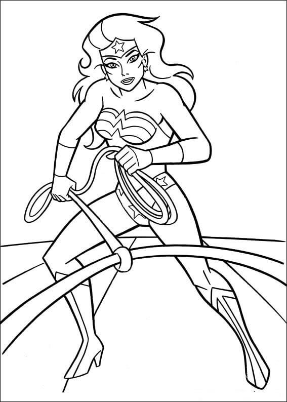 Wonder Woman Coloring Images