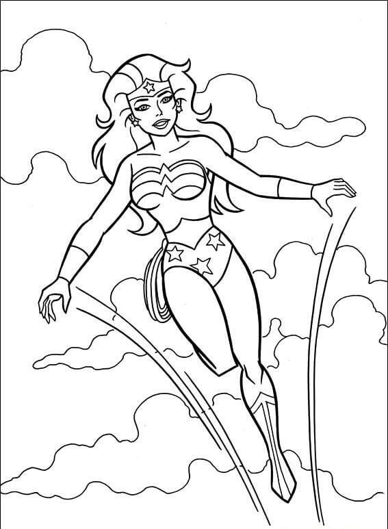 Wonder Woman Coloring Online