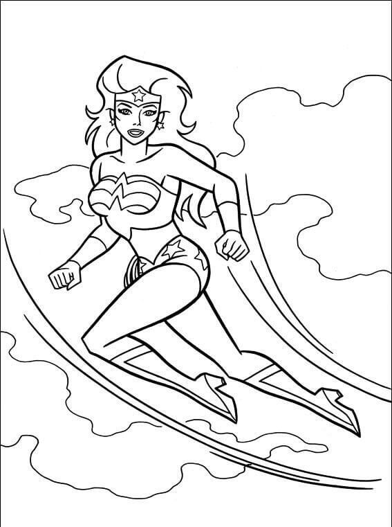 Wonder Woman Movie Coloring Pages