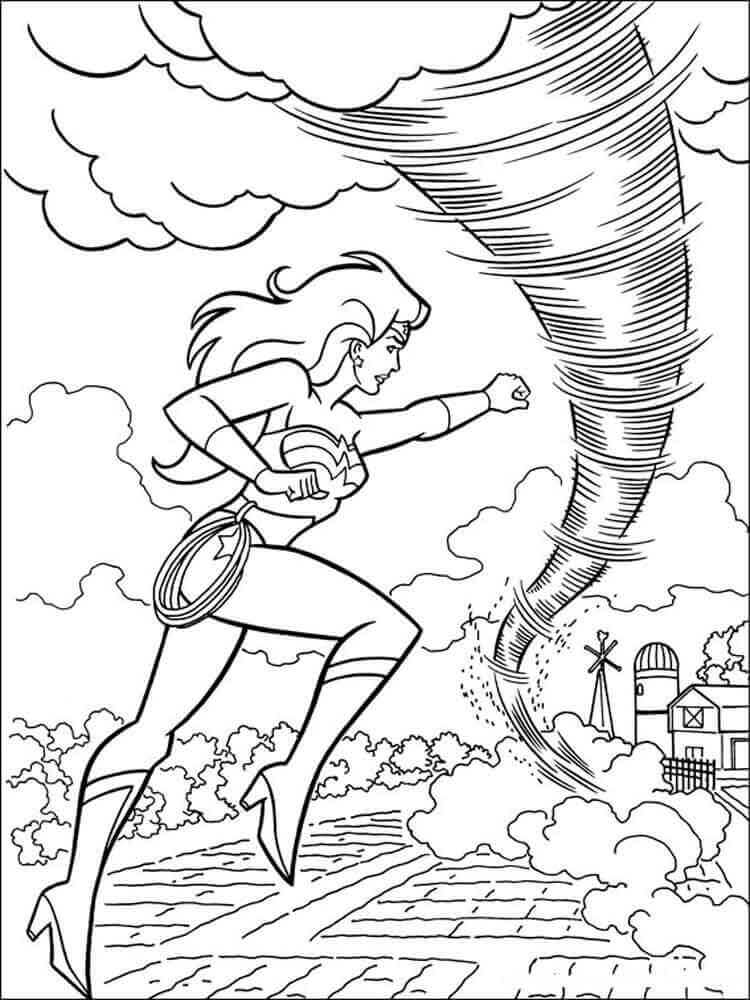 30 Free Printable Wonder Woman Coloring Pages