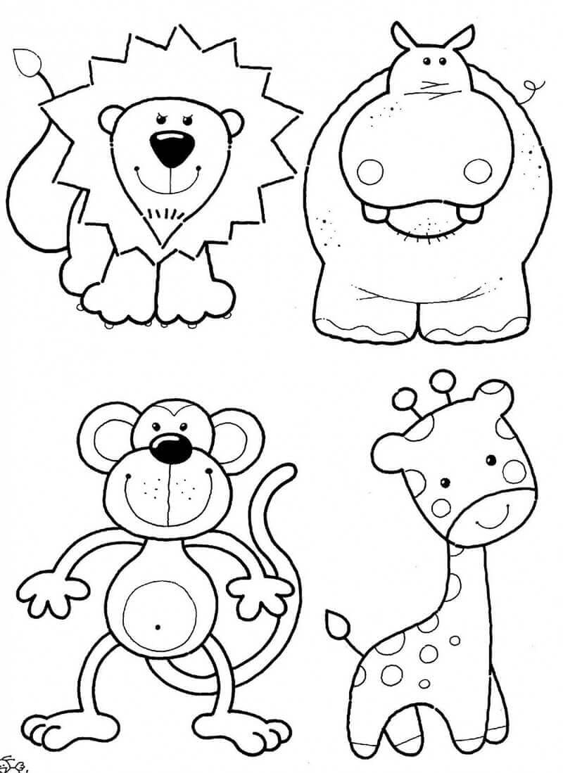 Download Free Printable Zoo Coloring Pages For Kids