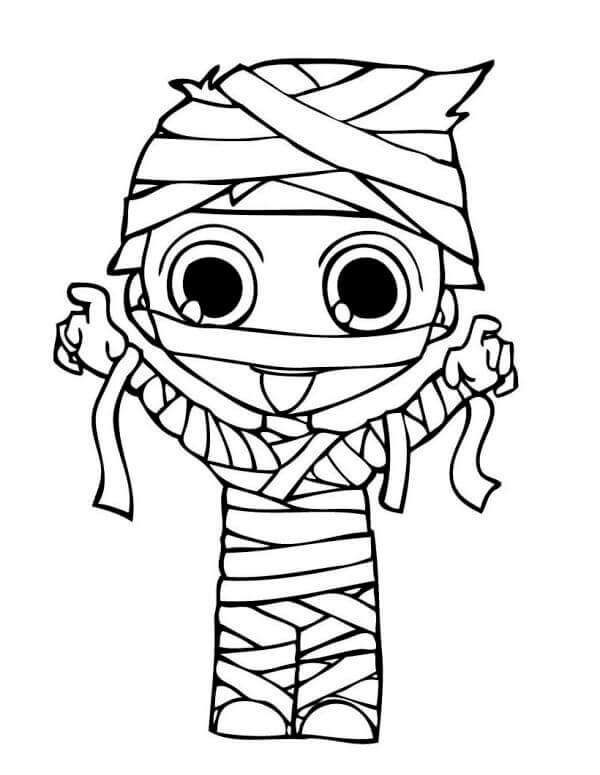25 Free Mummy Coloring Pages Printable
