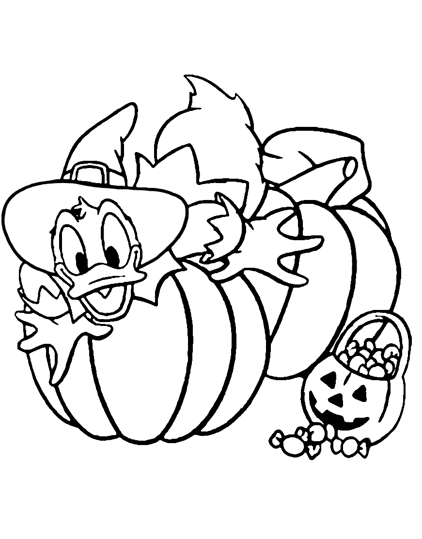 Download 30 Free Printable Disney Halloween Coloring Pages