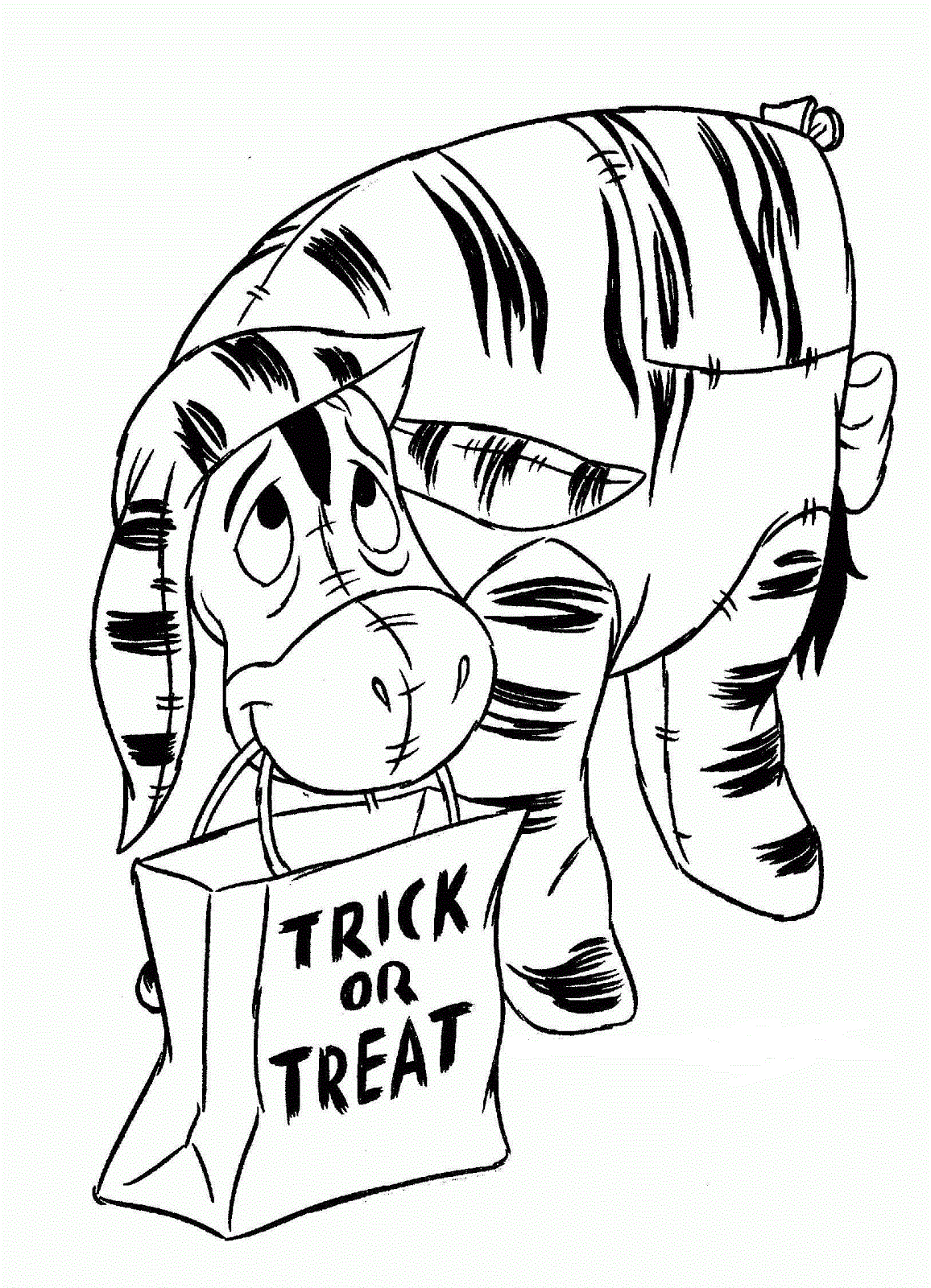 Disney Halloween Coloring Pages