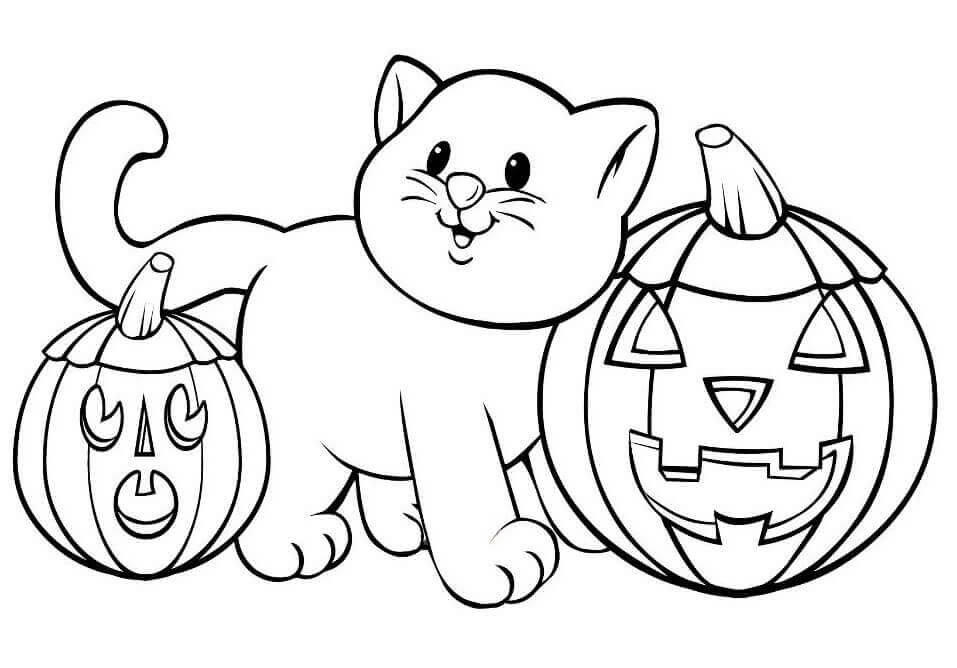 Free Cute Halloween Coloring Pages To Print