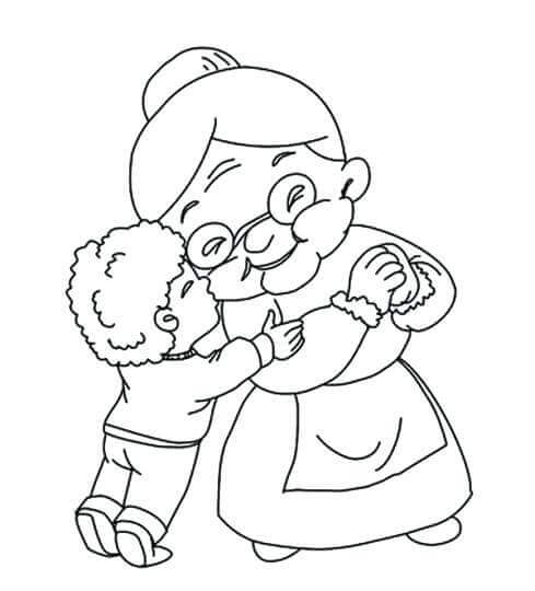 Free Grandparents Coloring Pages To Print
