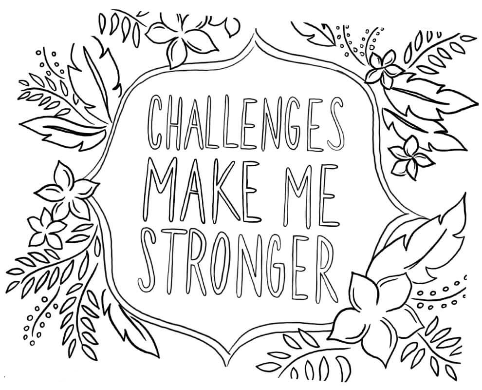 Free Growth Mindset Coloring Pages