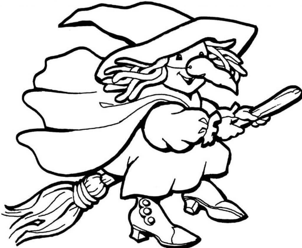 Halloween Witch Coloring Pages 2024 halloween candy riddles 2024 ...