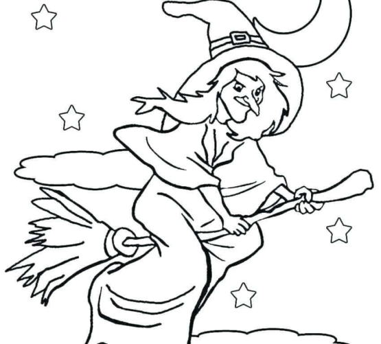 30 Free Witch Coloring Pages Printable
