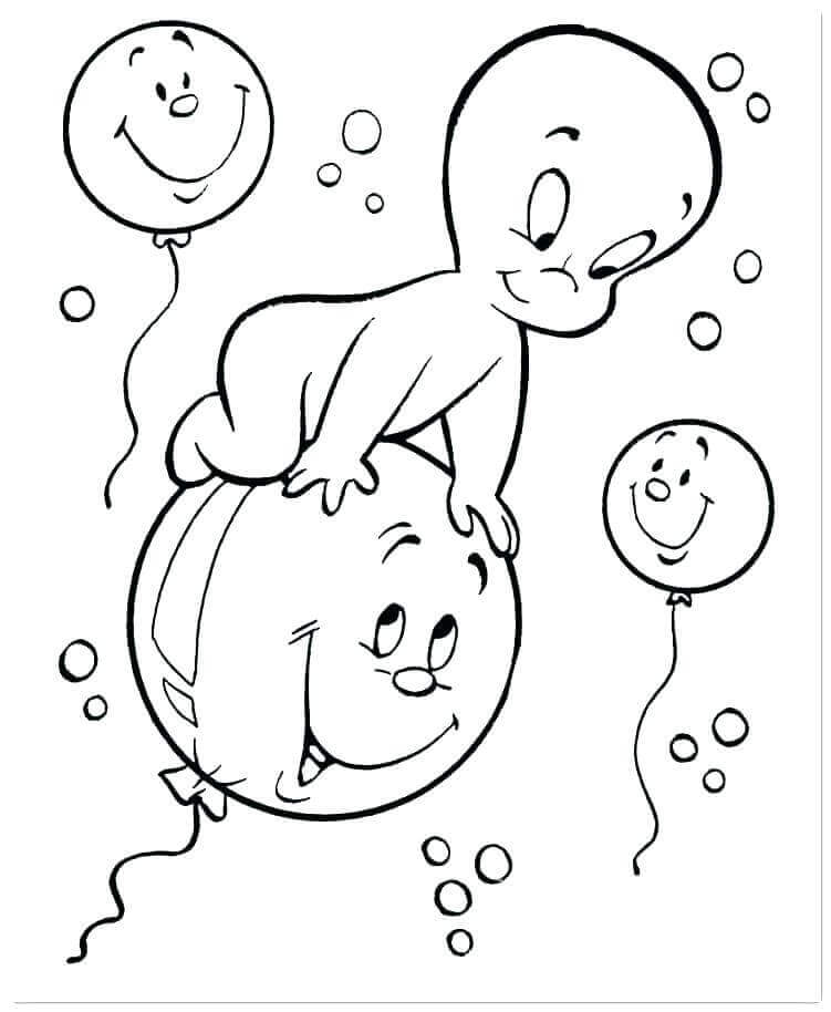 Ghost Coloring Pages Printable