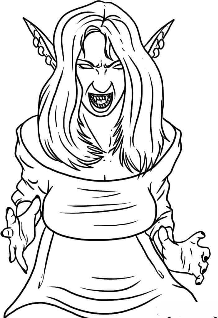 30 Free Printable Vampire Coloring Pages