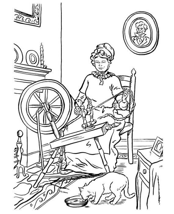 Grandma Coloring Pages