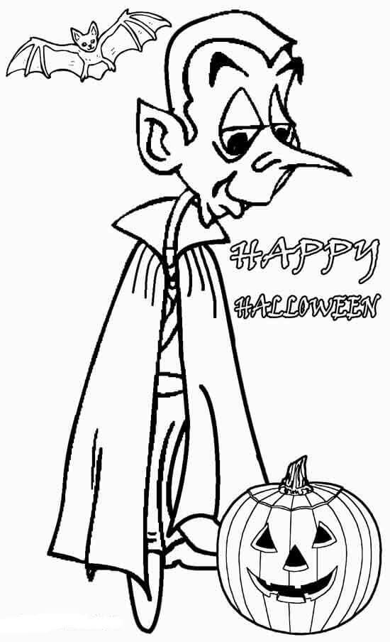 Download 30 Free Printable Vampire Coloring Pages