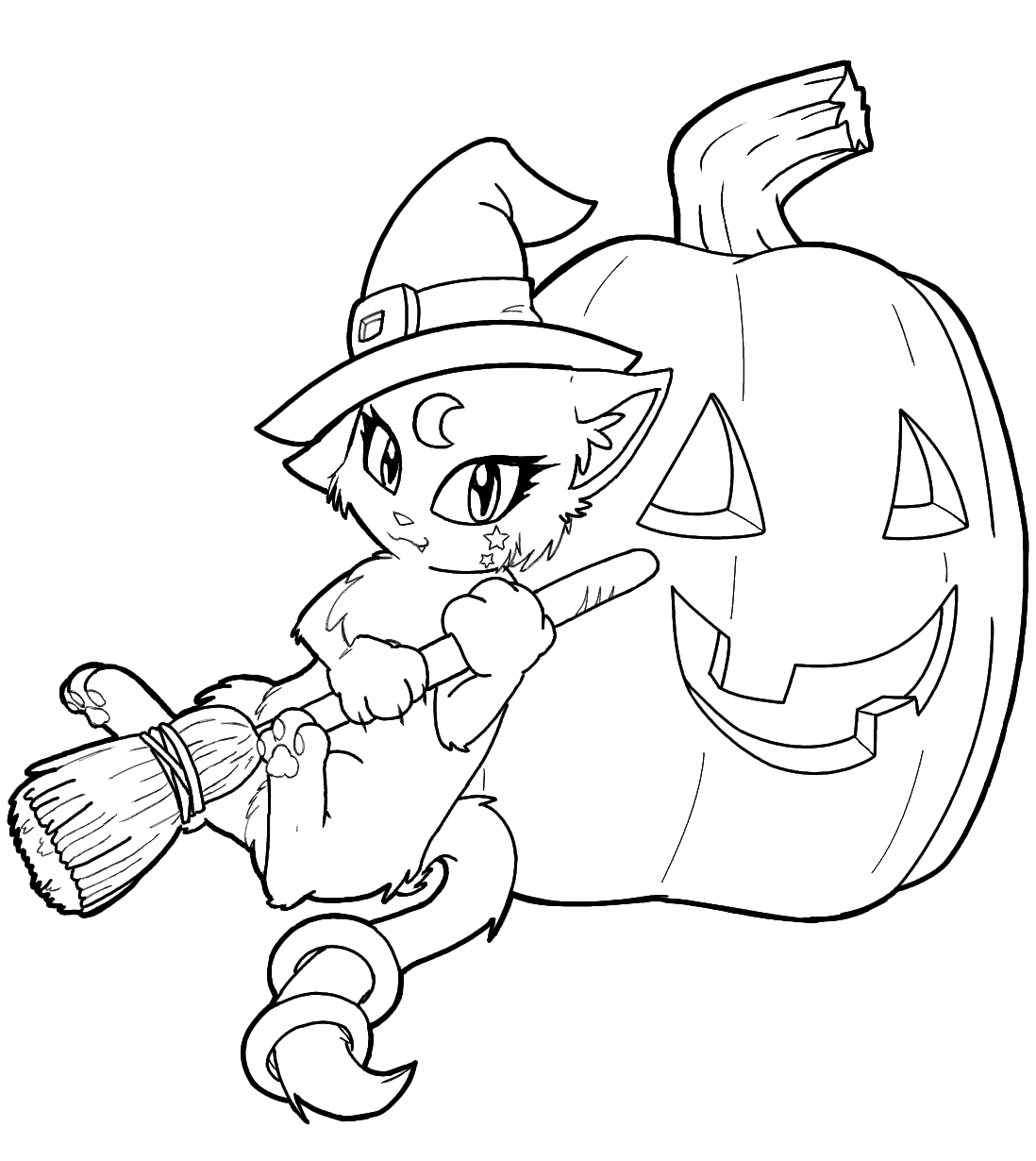 Download 30 Free Witch Coloring Pages Printable