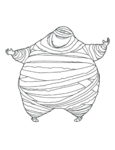 Hotel Transylvania Mummy Coloring Page