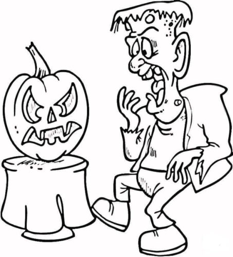 30 Free Printable Jack O Lantern Coloring Pages