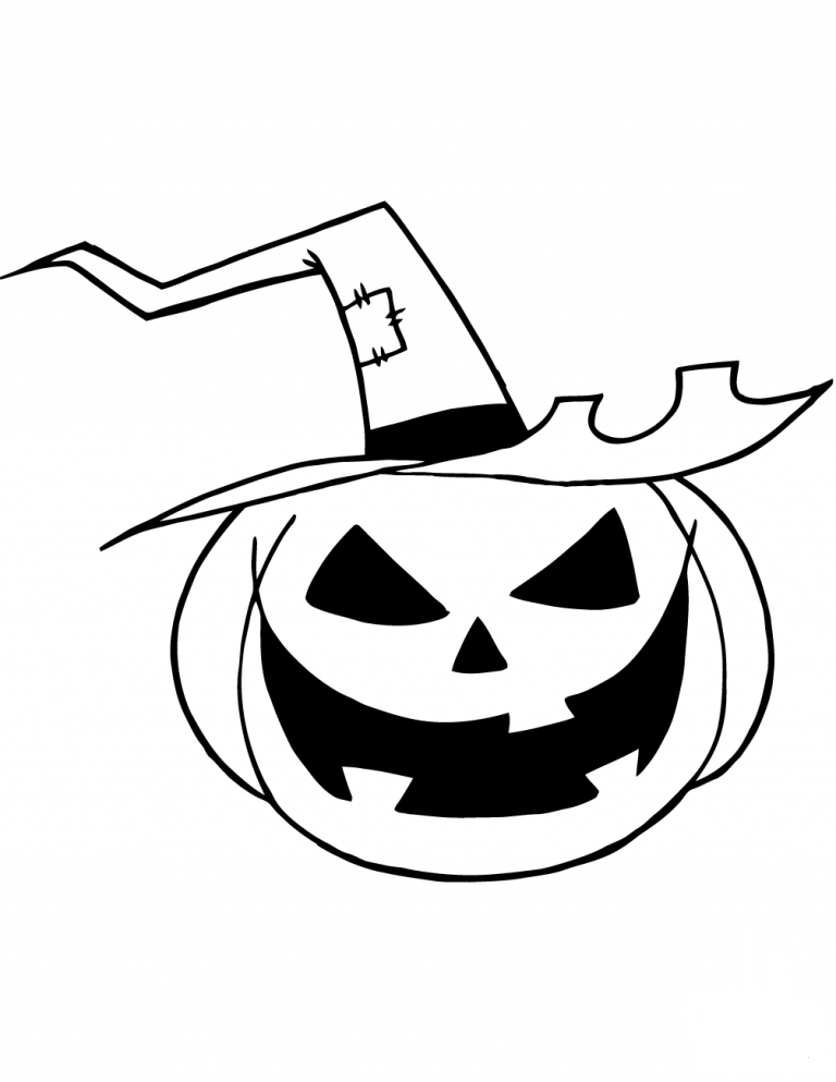 30 Free Printable Jack O Lantern Coloring Pages