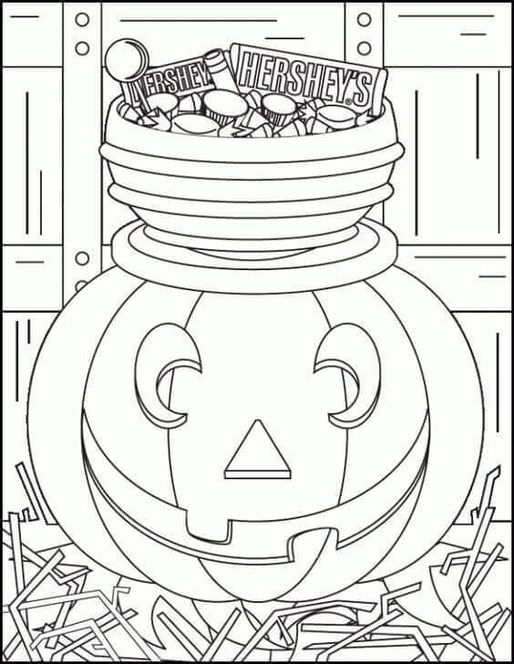 Jack O Lantern Coloring Pictures To Print