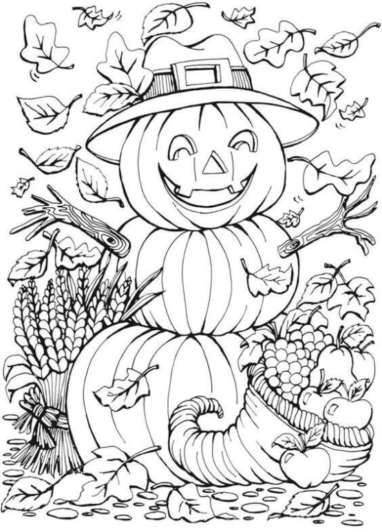 30 Free Printable Jack O Lantern Coloring Pages