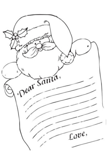 30 Free Santa Claus Coloring Pages Printable