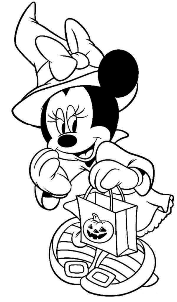 30 Free Printable Disney Halloween Coloring Pages