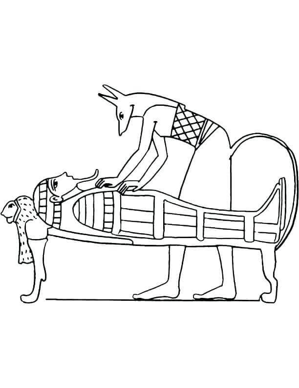 25 Free Mummy Coloring Pages Printable