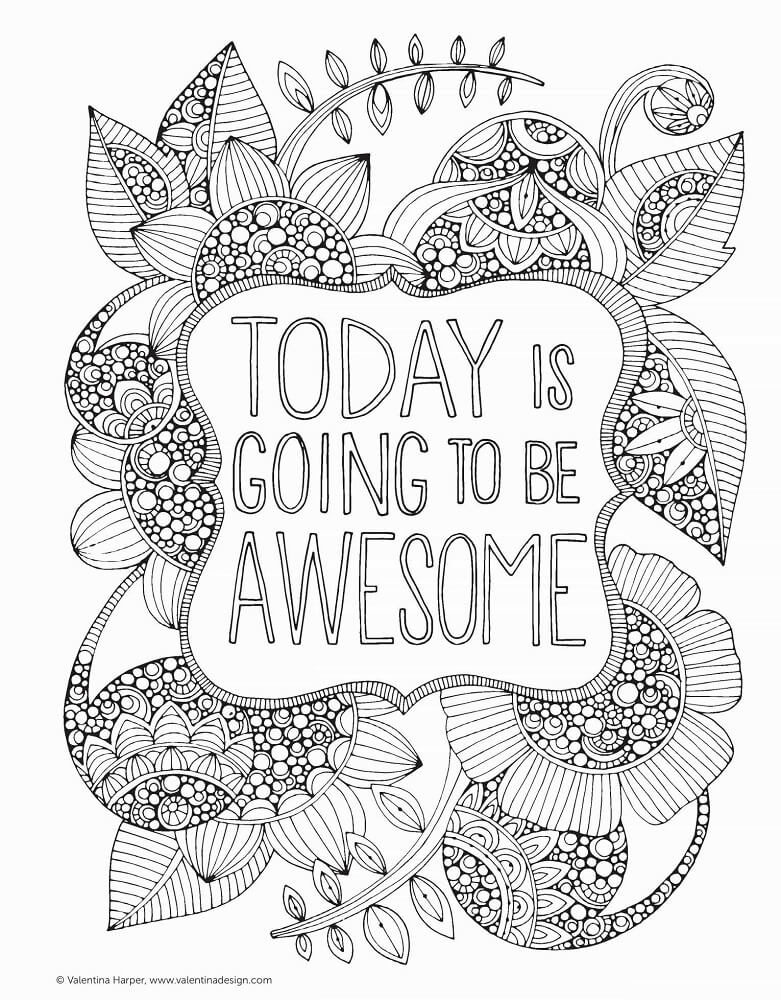 20 Free Printable Growth Mindset Coloring Pages