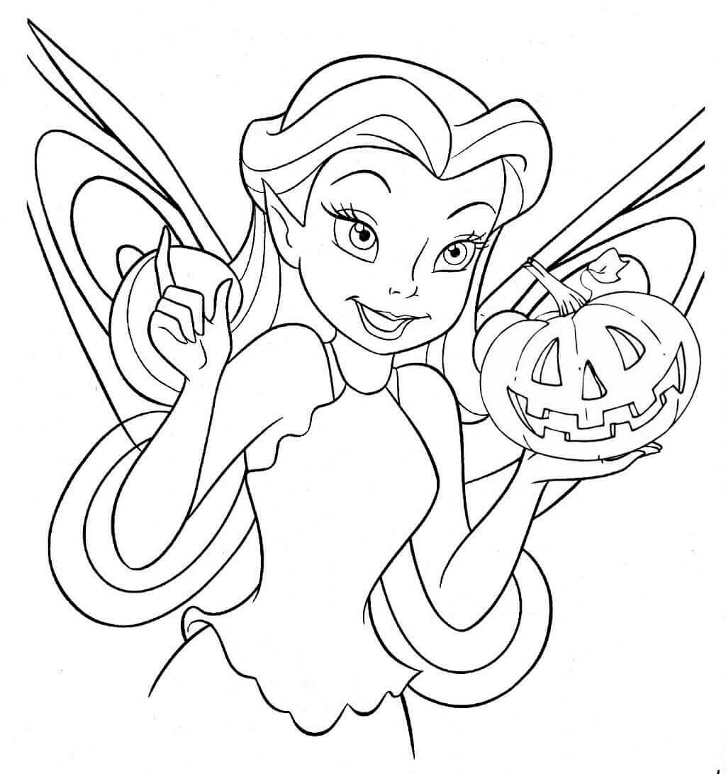 Rosett Tinkerbell Coloring Page