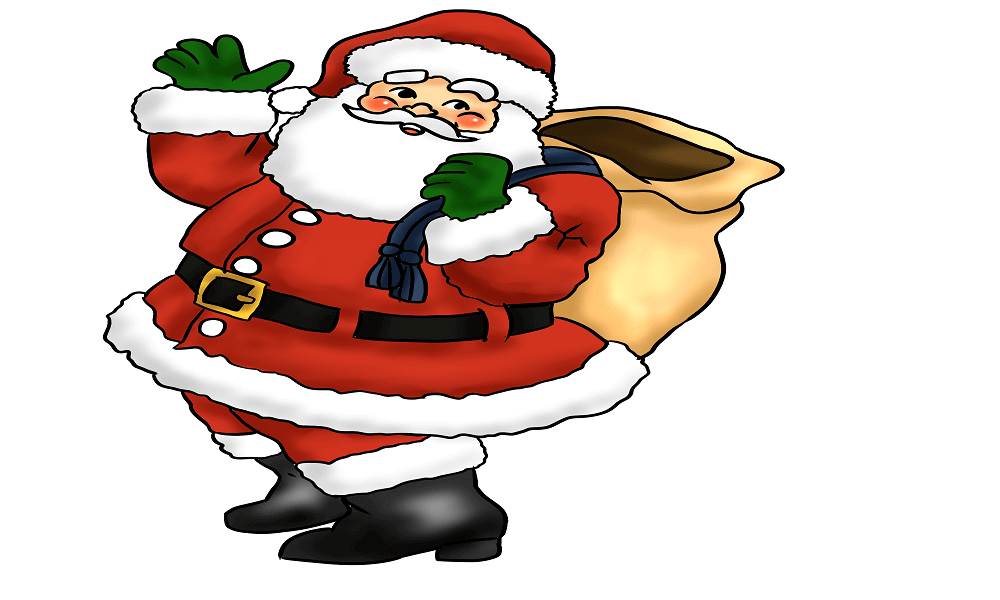Printable Colourful Santa Claus Janainataba