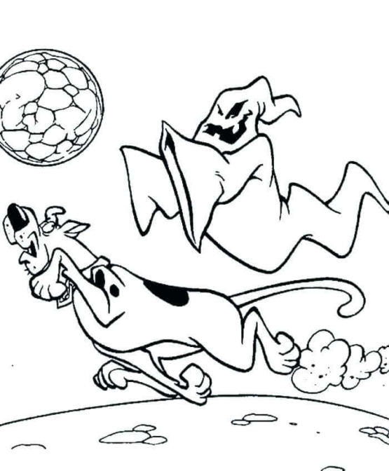 30 Free Ghost Coloring Pages Printable