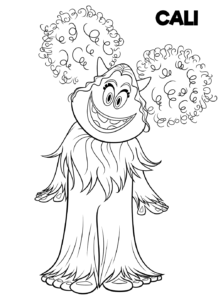 Smallfoot Coloring Pages Cali